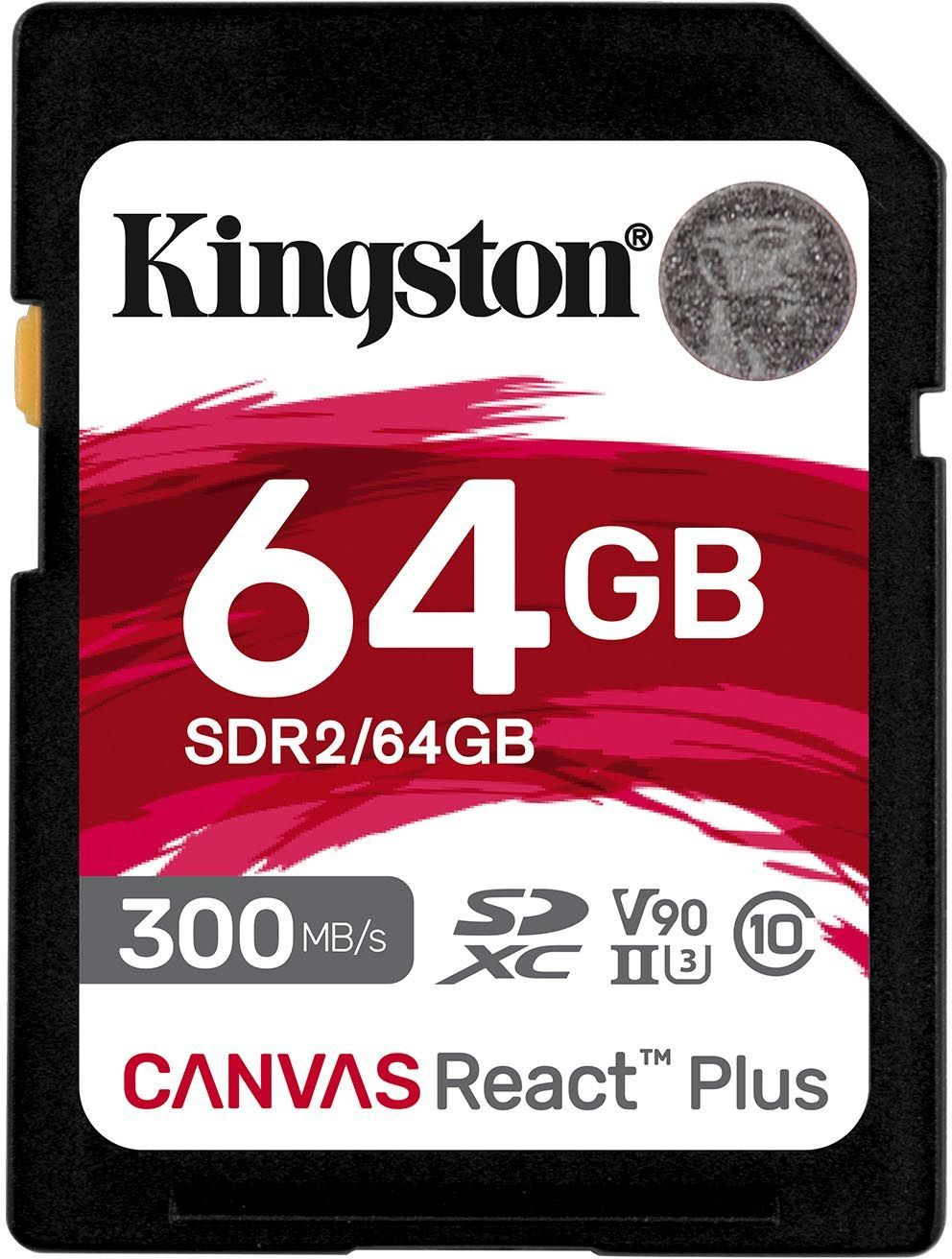 Флеш карта SDXC 64GB Kingston SDR2/64GB Canvas React Plus w/o adapter