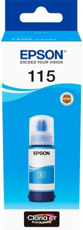 Чернила Epson 115 C13T07D24A голубой 70мл для Epson L8160/8180