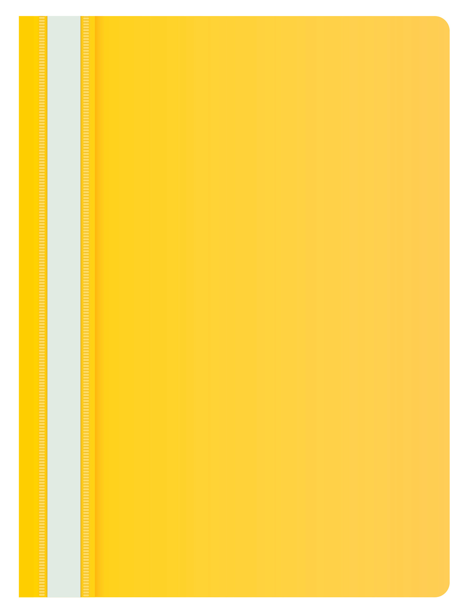 Папка-скоросшиватель Buro -PSE20BU/YEL A4 прозрач.верх.лист пластик желтый 0.11/0.13