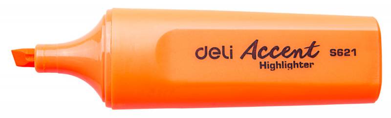 Текстовыделитель Deli Accent ES621ORANG Delight скошенный пиш. наконечник 1-5мм оранжевый
