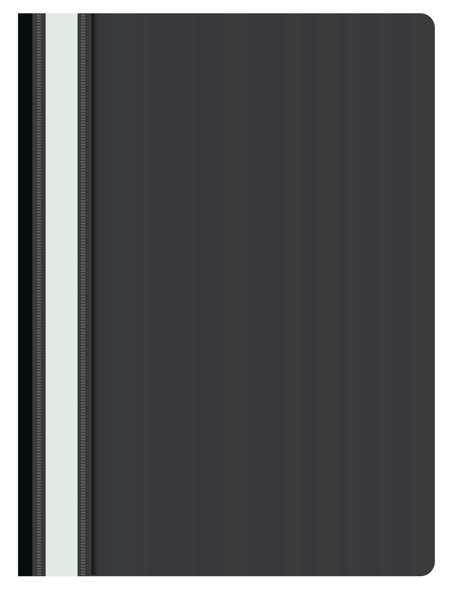Папка-скоросшиватель Buro -PSE20BU/BLCK A4 прозрач.верх.лист пластик черный 0.11/0.13