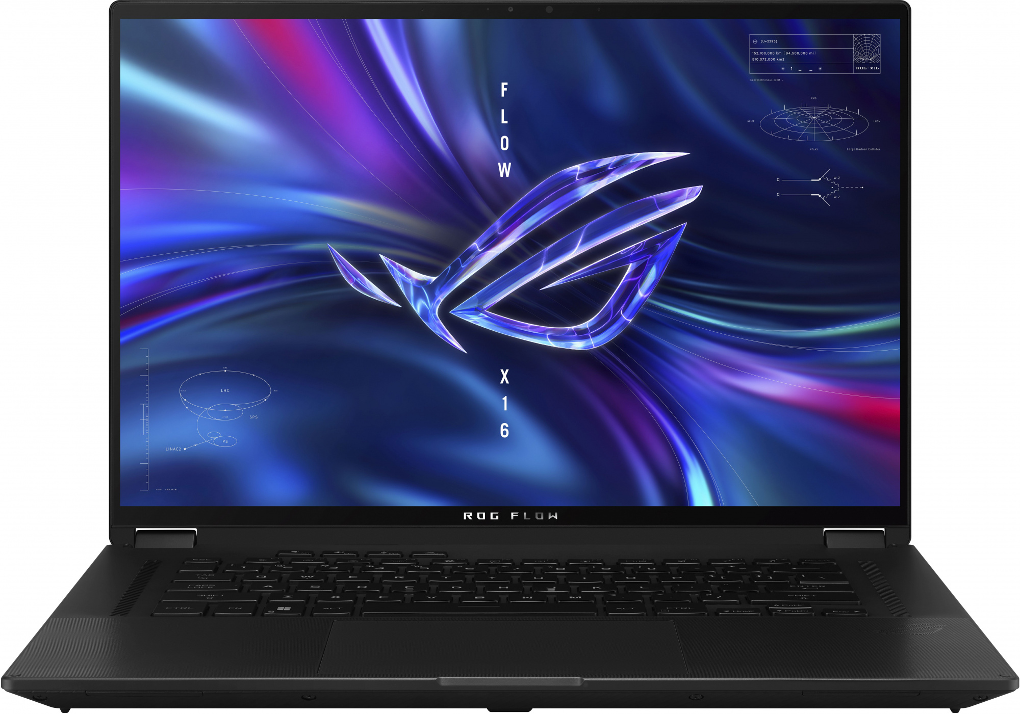 Ноутбук Asus ROG Flow GV601VI-NL051W Core i9 13900H 32Gb SSD1Tb NVIDIA GeForce RTX4070 8Gb 16" IPS Touch WQXGA (2560x1600) Windows 11 Home black WiFi BT Cam (90NR0G01-M002P0)