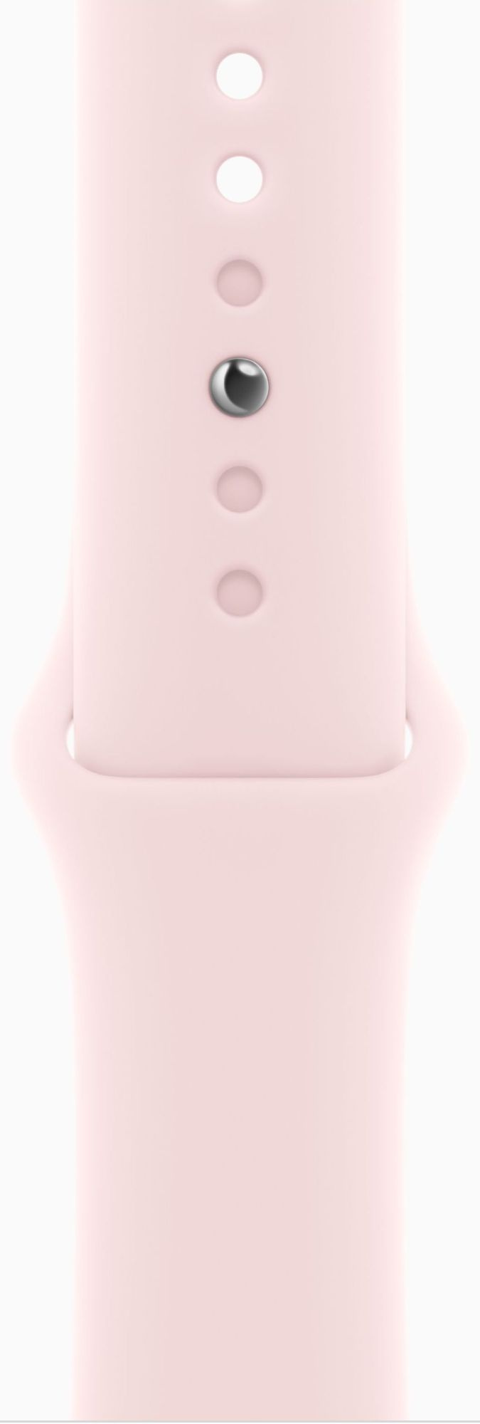 Смарт-часы Apple Watch Series 9 A2978 41мм OLED корп.розовый Sport Band рем.светло-розовый разм.брасл.:150-200мм (MR943LL/A)