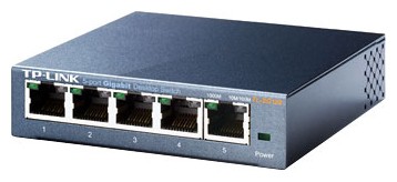 Коммутатор TP-Link TL-SG105 (L2) 5x1Гбит/с неуправляемый