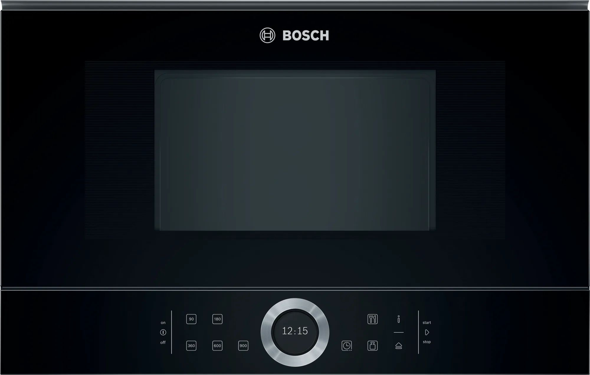 Микроволновая печь Bosch BFR634GB1 21л. 900Вт черный (встраиваемая)