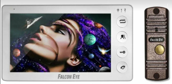 Комплект домофона Falcon Eye KIT Space HD белый - купить недорого с доставкой в интернет-магазине