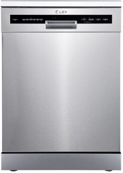 Посудомоечная машина Lex DW 6062 IX нержавеющая сталь (полноразмерная) - купить недорого с доставкой в интернет-магазине