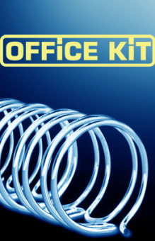 Пружины для переплета металлические Office Kit d=14.3мм 100-120лист A4 черный (100шт) OKPM916B - купить недорого с доставкой в интернет-магазине
