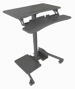 Стол для ноутбука Cactus VM-FDS108 столешница МДФ черный 71x39.2x110см (CS-FDS108BBK) - купить недорого с доставкой в интернет-магазине