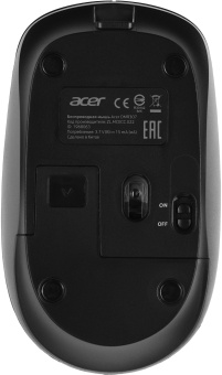 Мышь Acer OMR307 черный оптическая (1600dpi) беспроводная USB - купить недорого с доставкой в интернет-магазине