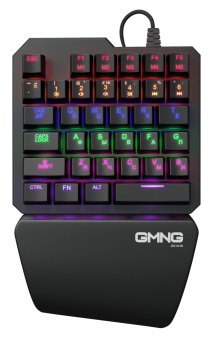Клавиатура GMNG 707GK механическая черный USB for gamer LED (подставка для запястий) (1684803) - купить недорого с доставкой в интернет-магазине
