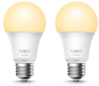 Умная лампа TP-Link Tapo L510E (2pack) E27 8.7Вт 806lm Wi-Fi (упак.:2шт) (TAPO L510E(2-PACK)) - купить недорого с доставкой в интернет-магазине