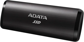 Накопитель SSD A-Data USB-C 256GB ASE760-256GU32G2-CBK SE760 1.8" черный - купить недорого с доставкой в интернет-магазине