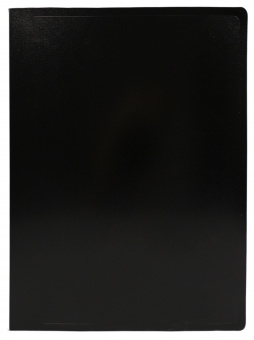 Папка с 30 прозр.вклад. Buro -ECB30BLACK A4 пластик 0.5мм черный - купить недорого с доставкой в интернет-магазине