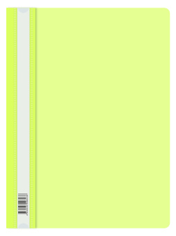 Папка-скоросшиватель Бюрократ Double Neon -PSLDNE/YEL A4 прозрач.верх.лист пластик желтый 0.14/0.18 - купить недорого с доставкой в интернет-магазине
