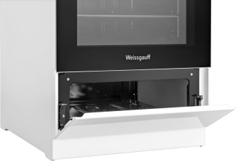 Плита Электрическая Weissgauff WES E2V12 WS белый стеклокерамика - купить недорого с доставкой в интернет-магазине