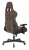 Кресло игровое Zombie VIKING KNIGHT Fabric темно-коричневый Light-10 с подголов. крестов. металл - купить недорого с доставкой в интернет-магазине