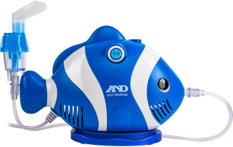 Ингалятор A&D CN-232kids компрессорный стационарный синий - купить недорого с доставкой в интернет-магазине