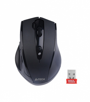 Мышь A4Tech V-Track G10-810FS черный оптическая (2000dpi) silent беспроводная USB (7but) - купить недорого с доставкой в интернет-магазине