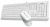 Клавиатура + мышь A4Tech Fstyler FG1010 клав:белый/серый мышь:белый/серый USB беспроводная Multimedia - купить недорого с доставкой в интернет-магазине