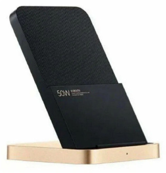 Беспроводное зар./устр. Xiaomi 50W Wireless Charging Stand 3.25A (QC) универсальное черный/золотистый (BHR6094GL) - купить недорого с доставкой в интернет-магазине