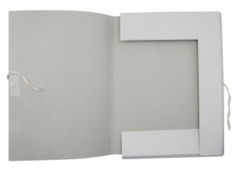 Папка на завязках Silwerhof ПЗ260M картон мелованный 0.4мм 260г/м2 белый - купить недорого с доставкой в интернет-магазине