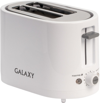 Тостер Galaxy GL 2908 800Вт белый - купить недорого с доставкой в интернет-магазине