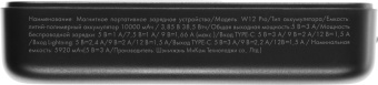 Мобильный аккумулятор Solove Solove Mi W12 Pro 10000mAh 3A черный (W12 PRO BLACK RUS) - купить недорого с доставкой в интернет-магазине