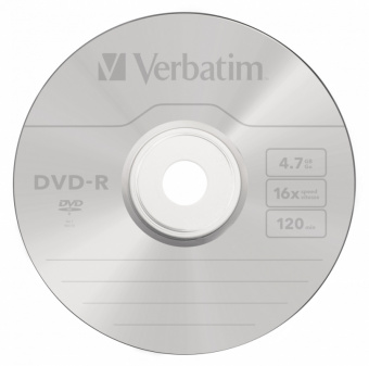 Диск DVD-R Verbatim 4.7Gb 16x Cake Box (50шт) (43548) - купить недорого с доставкой в интернет-магазине