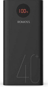 Мобильный аккумулятор Romoss PEA40 40000mAh QC 3A черный - купить недорого с доставкой в интернет-магазине