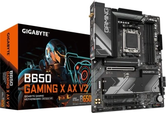 Материнская плата Gigabyte B650 GAMING X AX V2 SocketAM5 AMD B650 ATX AC`97 8ch(7.1) 2.5Gg RAID+HDMI+DP - купить недорого с доставкой в интернет-магазине