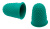 Напалечник для бумаг Silwerhof 672201-10 d=16мм h=24мм зеленый резина (упак.:10шт) - купить недорого с доставкой в интернет-магазине