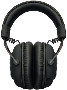 Наушники с микрофоном Logitech G Pro X черный 2м мониторные Radio оголовье (910-000909) - купить недорого с доставкой в интернет-магазине