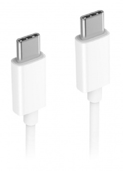 Кабель Buro PD15W USB Type-C (m)-USB Type-C (m) 1м белый - купить недорого с доставкой в интернет-магазине