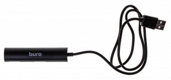 Разветвитель USB 2.0 Buro BU-HUB4-0.5R-U2.0 4порт. черный - купить недорого с доставкой в интернет-магазине