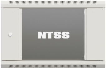 Шкаф коммутационный NTSS Премиум (NTSS-W12U6060GS-2) настенный 12U 600x600мм пер.дв.стекл 60кг серый IP20 сталь - купить недорого с доставкой в интернет-магазине