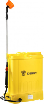 Опрыскиватель Deko DKSP12 аккум. ранц. 14л желтый (065-0951) - купить недорого с доставкой в интернет-магазине