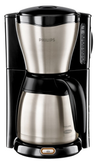 Кофеварка капельная Philips HD7546/20 1000Вт серебристый/черный - купить недорого с доставкой в интернет-магазине