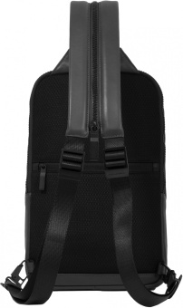 Рюкзак слинг Piquadro David CA6205S130/N черный кожа - купить недорого с доставкой в интернет-магазине