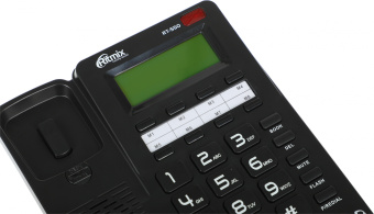 Телефон проводной Ritmix RT-550 черный - купить недорого с доставкой в интернет-магазине