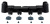 Подставка Buro BU-CS2AB черный - купить недорого с доставкой в интернет-магазине