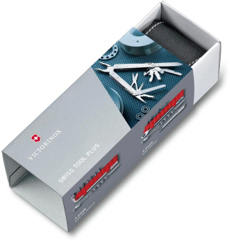 Мультитул Victorinox SwissTool X Plus (3.0338.L) 115мм 39функц. мини-отвертка/штопор/набор бит/чехол кожаный серебристый карт.коробка - купить недорого с доставкой в интернет-магазине