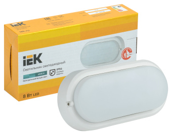 Светильник IEK ДПО4011 8Вт 4000K белый (LDPO0-4011-8-4000-K01) - купить недорого с доставкой в интернет-магазине