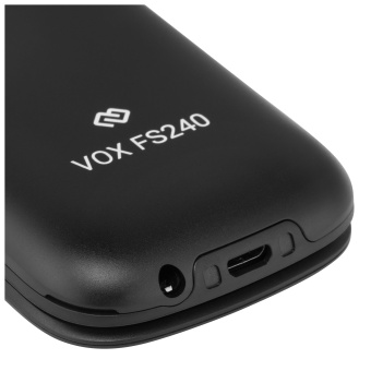 Мобильный телефон Digma VOX FS240 32Mb черный раскладной 2Sim 2.44" 240x320 0.08Mpix GSM900/1800 FM microSDHC max32Gb - купить недорого с доставкой в интернет-магазине