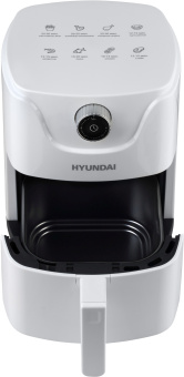 Аэрогриль Hyundai HYF-2052 1000Вт белый/серебристый - купить недорого с доставкой в интернет-магазине