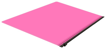 Папка на молнии ZIP Бюрократ Double Neon DNEBPM4APINKBL A4+ полипропилен 0.15мм розовый цвет молнии черный - купить недорого с доставкой в интернет-магазине