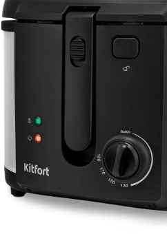 Фритюрница Kitfort КТ-4076 1650Вт серебристый/черный - купить недорого с доставкой в интернет-магазине