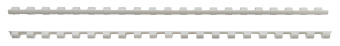 Пружины для переплета пластиковые Silwerhof d=6мм 2-20лист A4 белый (100шт) (1373584) - купить недорого с доставкой в интернет-магазине