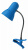 Светильник Трансвит НАДЕЖДА-ПШ (NADEZHDA-PSH/BLU) настольный на прищепке E27 синий лазурь 40Вт - купить недорого с доставкой в интернет-магазине