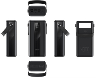 Мобильный аккумулятор Itel Maxpower 450PF 45000mAh 2.1A черный - купить недорого с доставкой в интернет-магазине